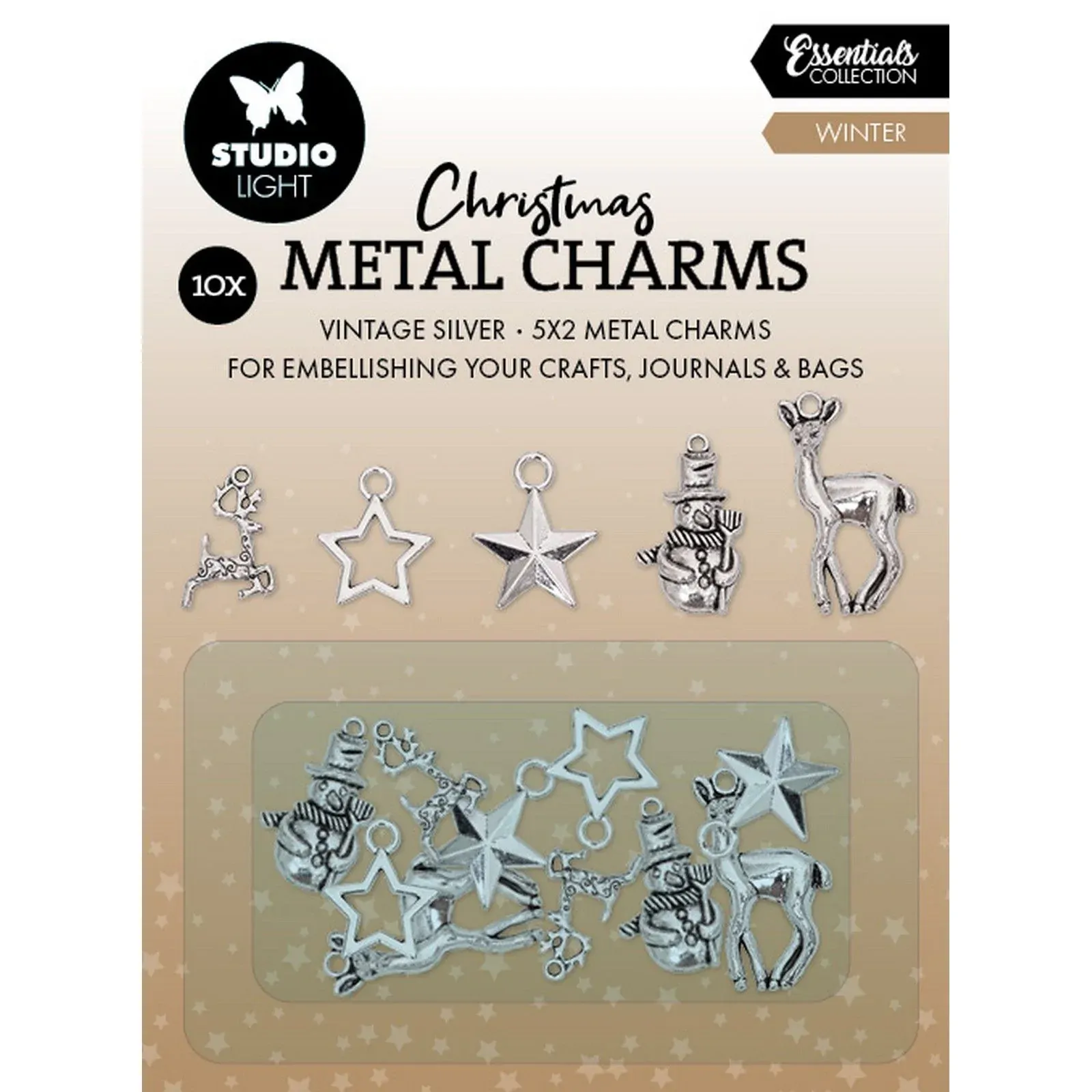 Studio Light • Essentials Metal Charms Winter Elements