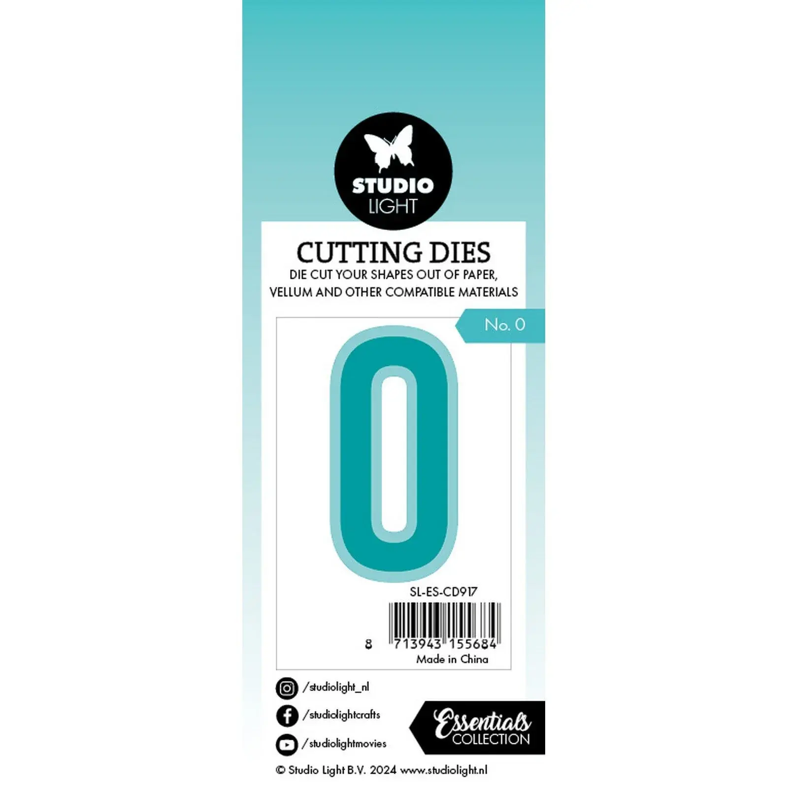 Studio Light • Essentials Cutting Die Number 0