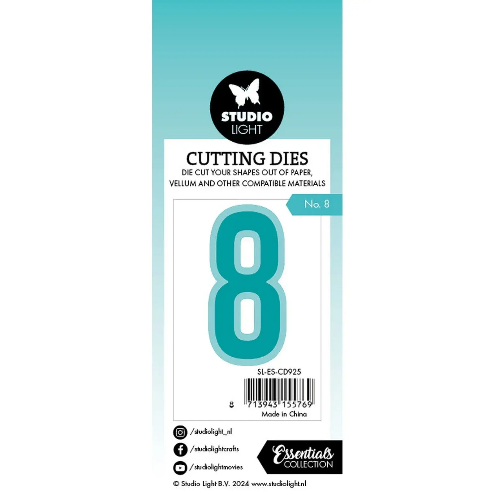 Studio Light • Essentials Cutting Die Number 8
