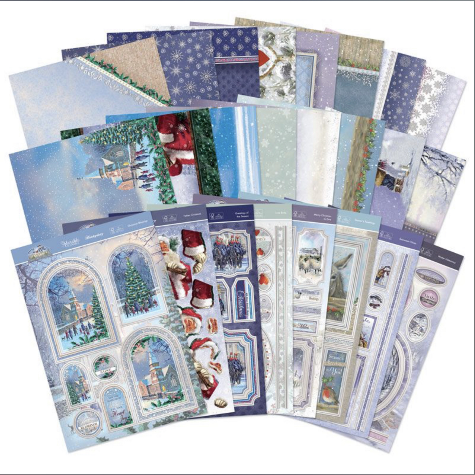 Hunkydory Snowy Days Luxury Topper Collection