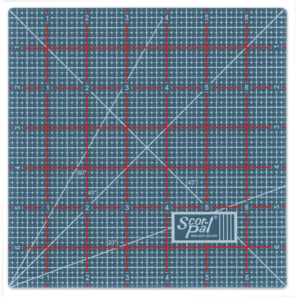 Scor-Pal Scor-Mat IMPERIAL Self Healing Mini 7x7 Cutting Mat