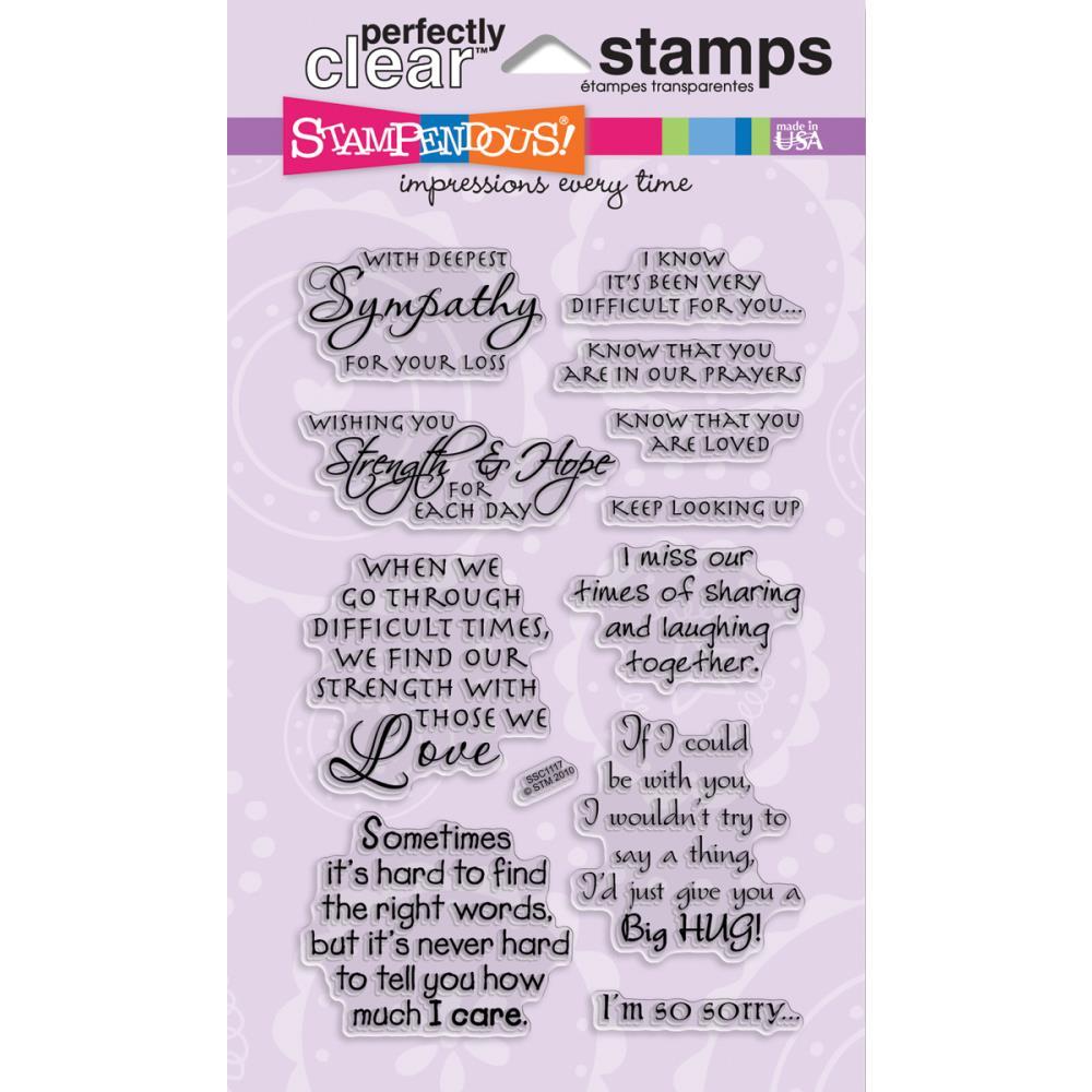 Stampendous Fran's Clear Stamps Sincere Sentiments 