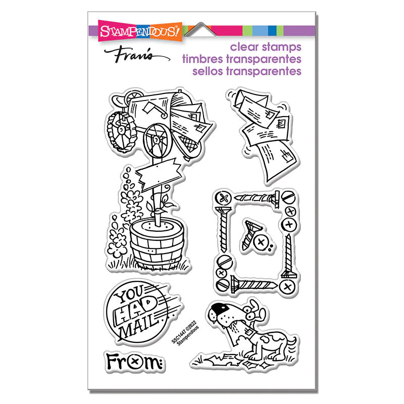 Stampendous Mailbox Guys Perfectly Clear Stamp Set SSC1447