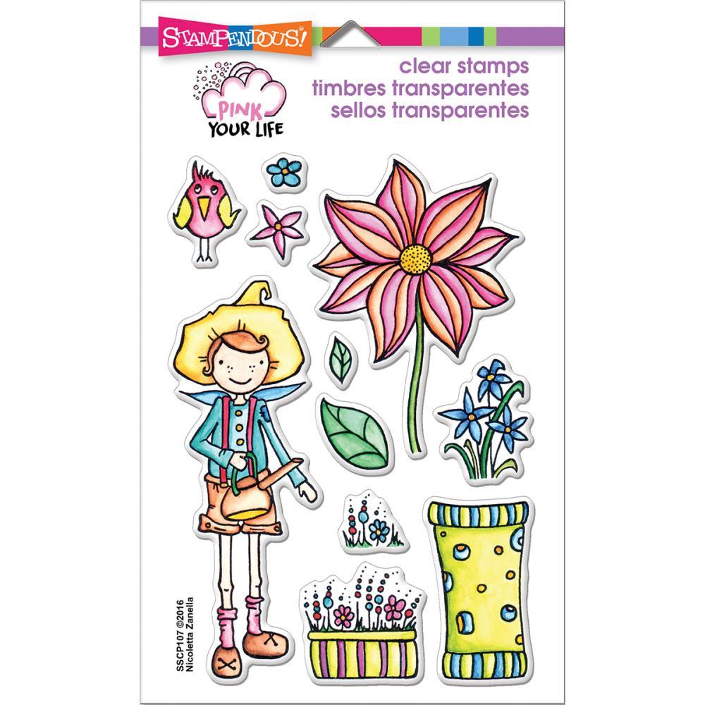 Stampendous Fran's Clear Stamps Whisper Garden 