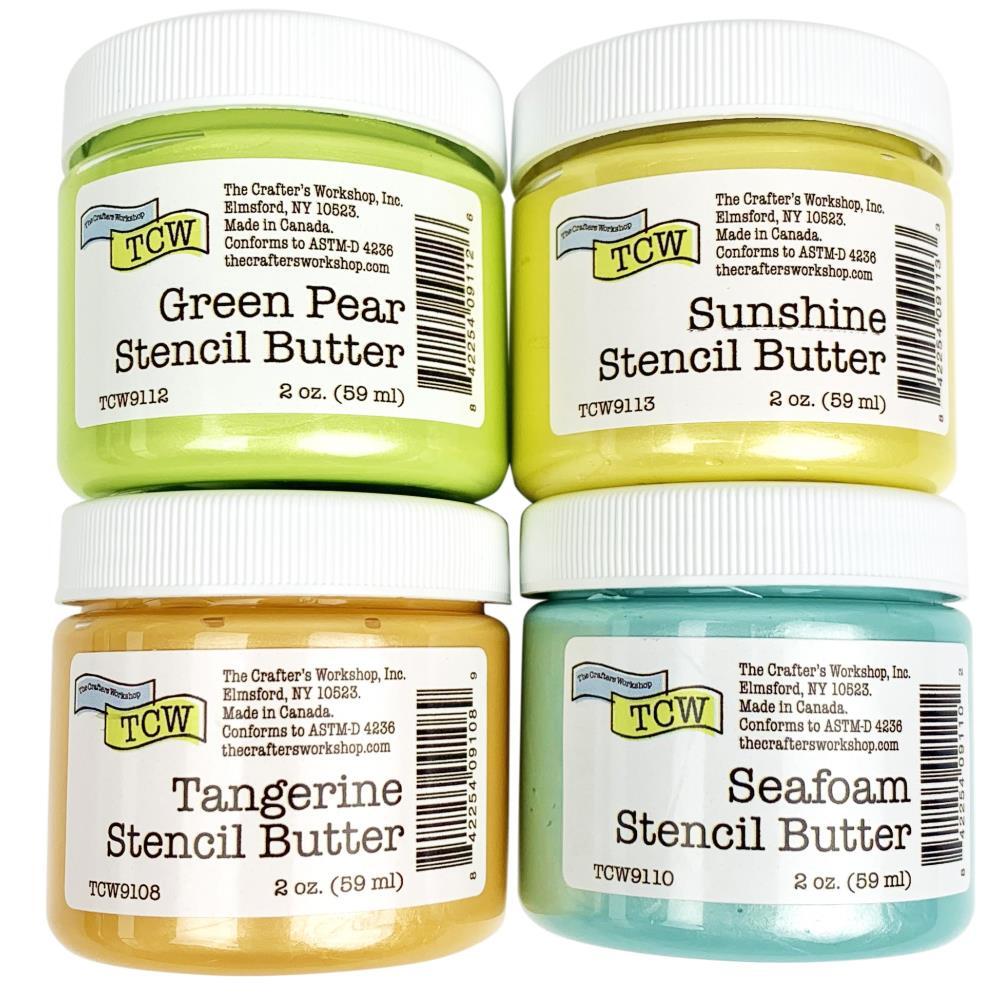 The Crafters Workshop Stencil Butter 4/PK Citrus