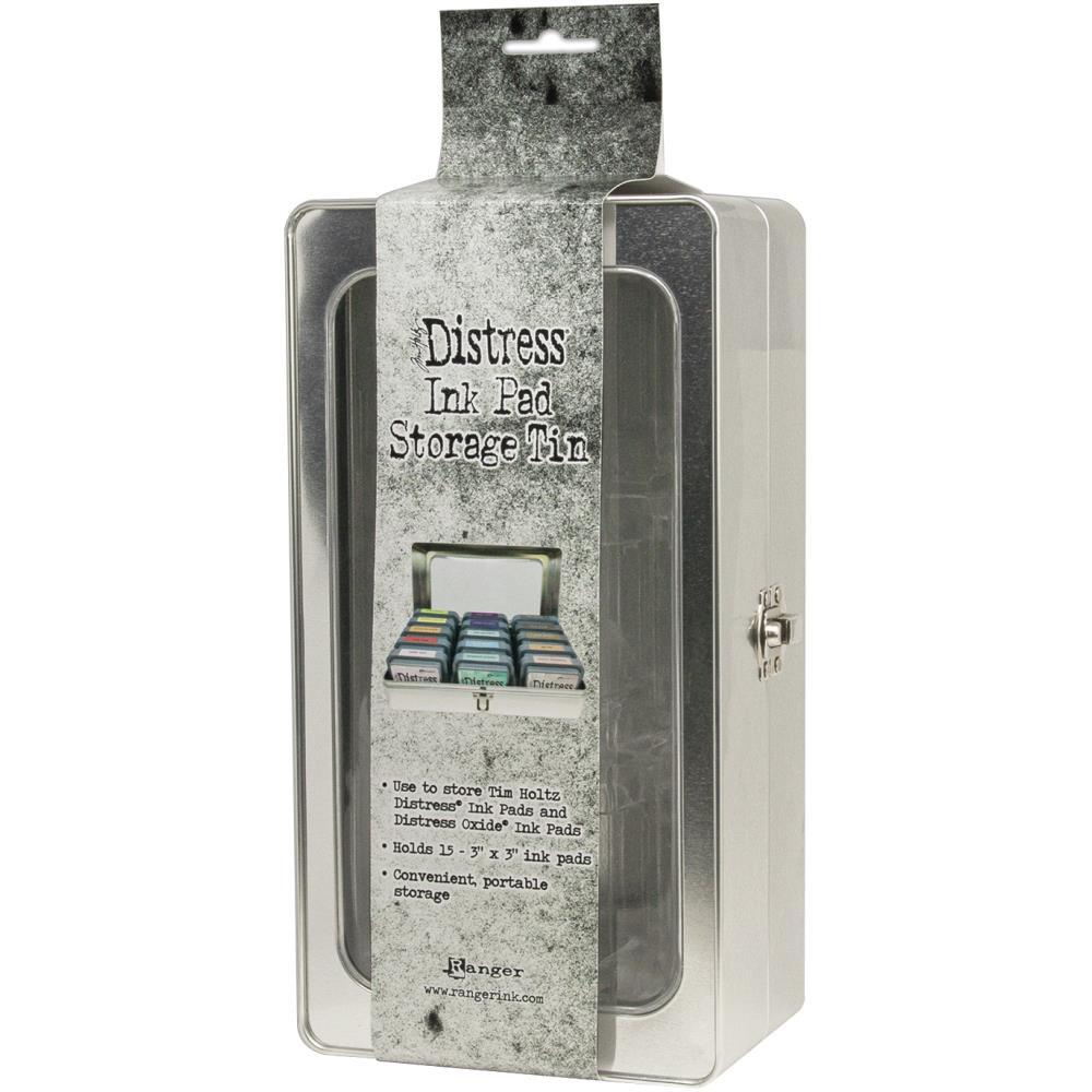 Tim Holtz Distress Oxide Ink Pad Storage Tin Holds 15 Ink Pads