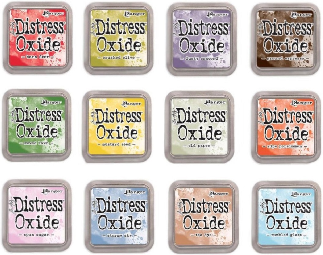 Tim Holtz Distress Oxide Ink Pad 12 Colours Set 4