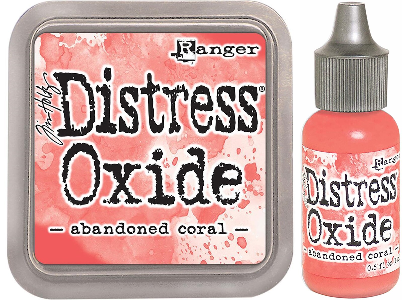 Tim Holtz Distress Oxide Ink Pad + Reinker Abandoned Coral
