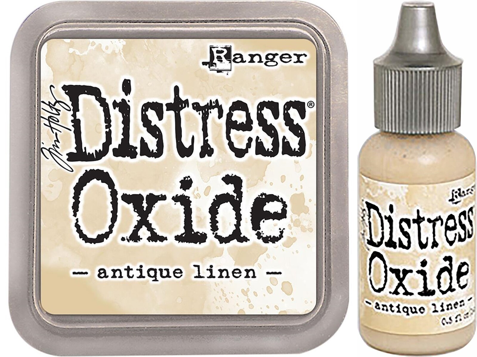Tim Holtz Distress Oxide Ink Pad + Reinker Antique Linen