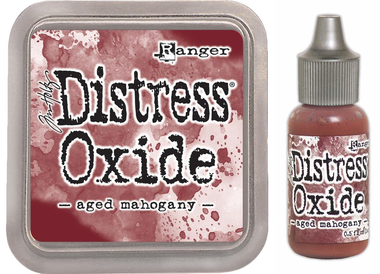 Tim Holtz Distress Oxide Ink Pad + Reinker Aged Mahogany