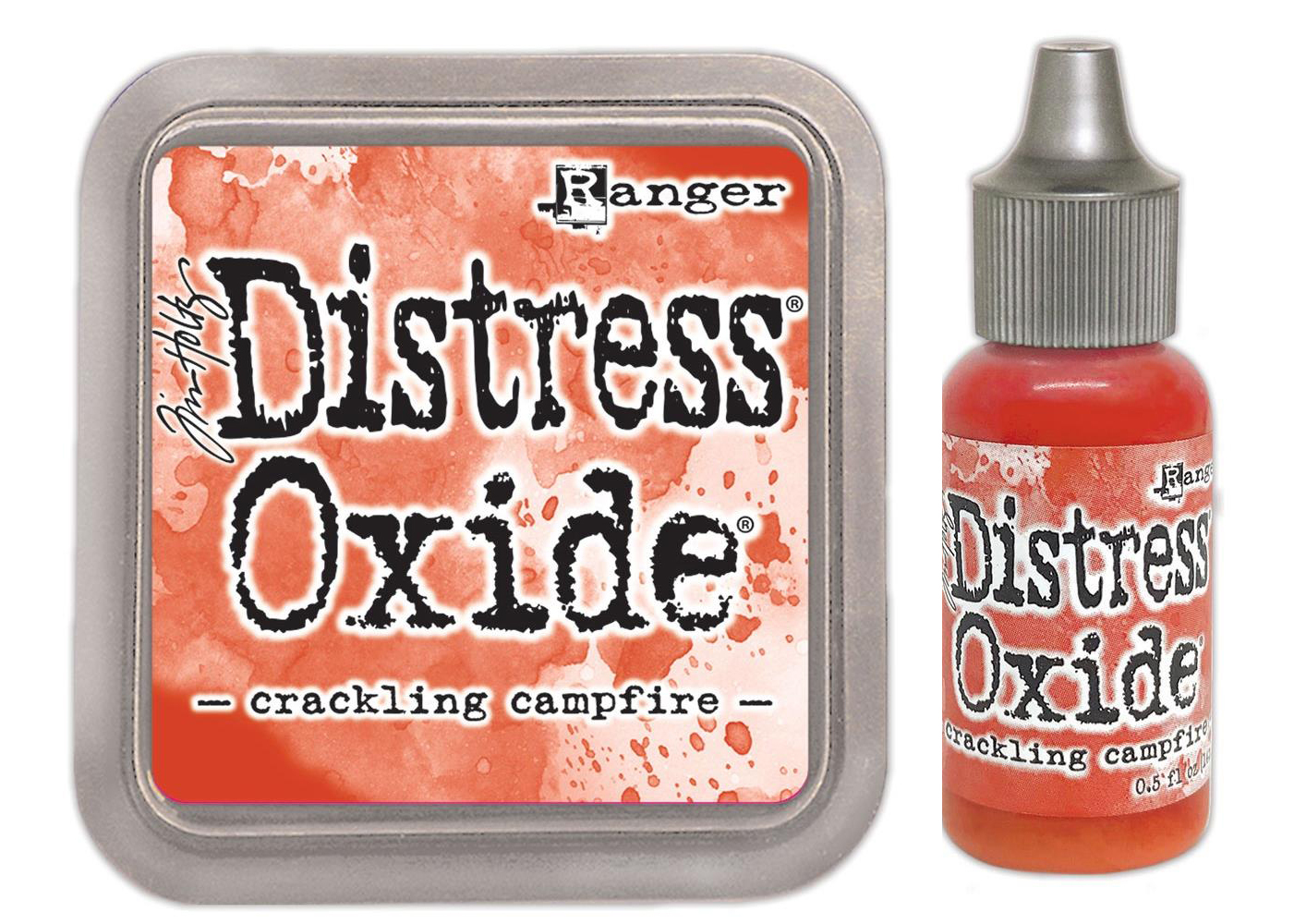 Tim Holtz Distress Oxide Ink Pad + Reinker Crackling Campfire