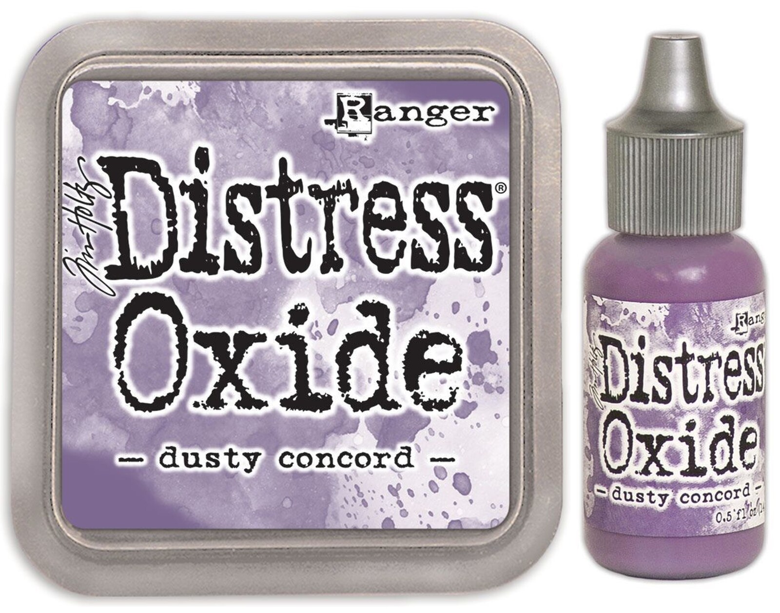 Tim Holtz Distress Oxide Ink Pad + Reinker Dusty Concord