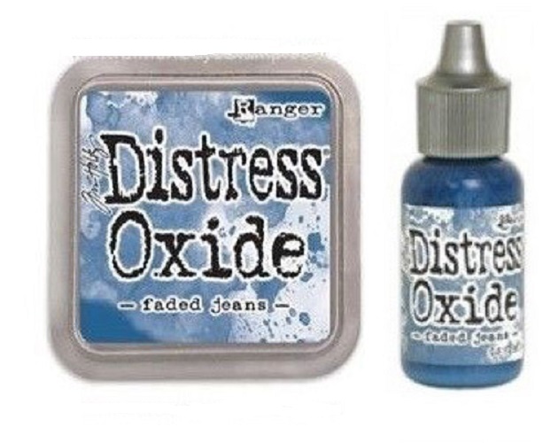 Tim Holtz Distress Oxide Ink Pad + Reinker Faded Jeans