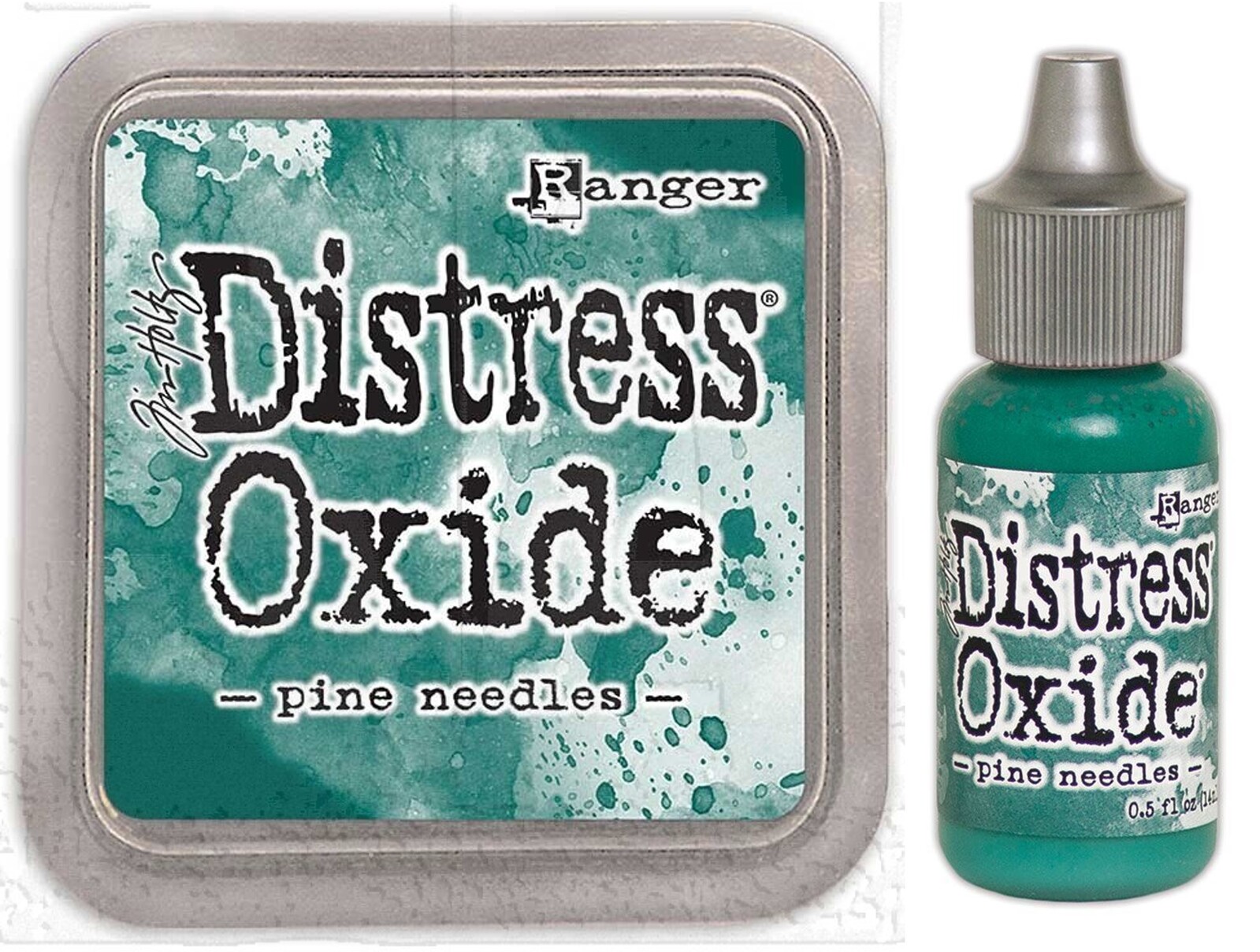 Tim Holtz Distress Oxide Ink Pad + Reinker Pine Needles