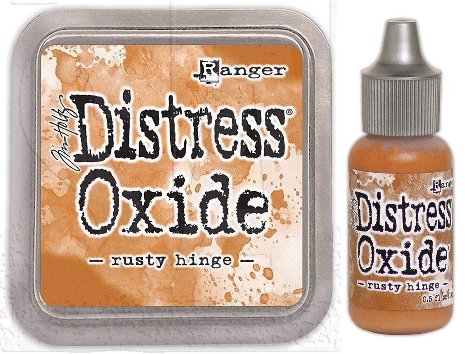 Tim Holtz Distress Oxide Ink Pad + Reinker Rusty Hinge