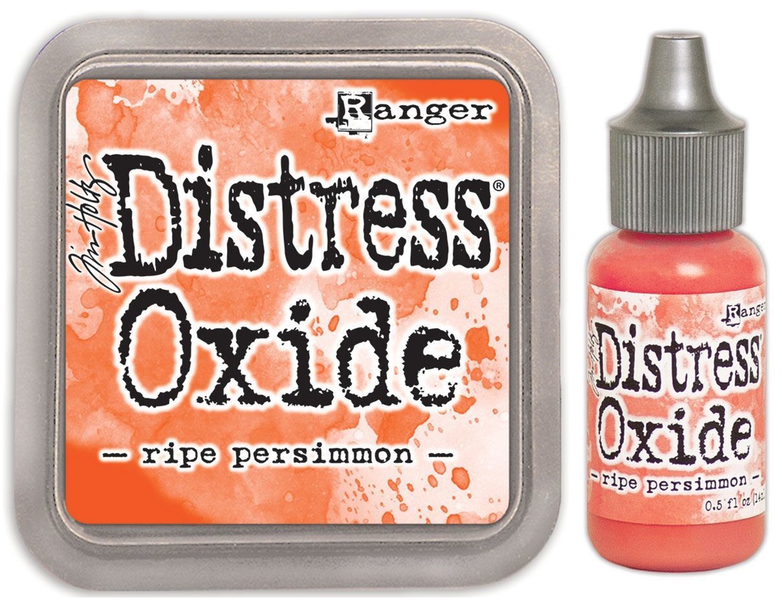 Tim Holtz Distress Oxide Ink Pad + Reinker Ripe Persimmon
