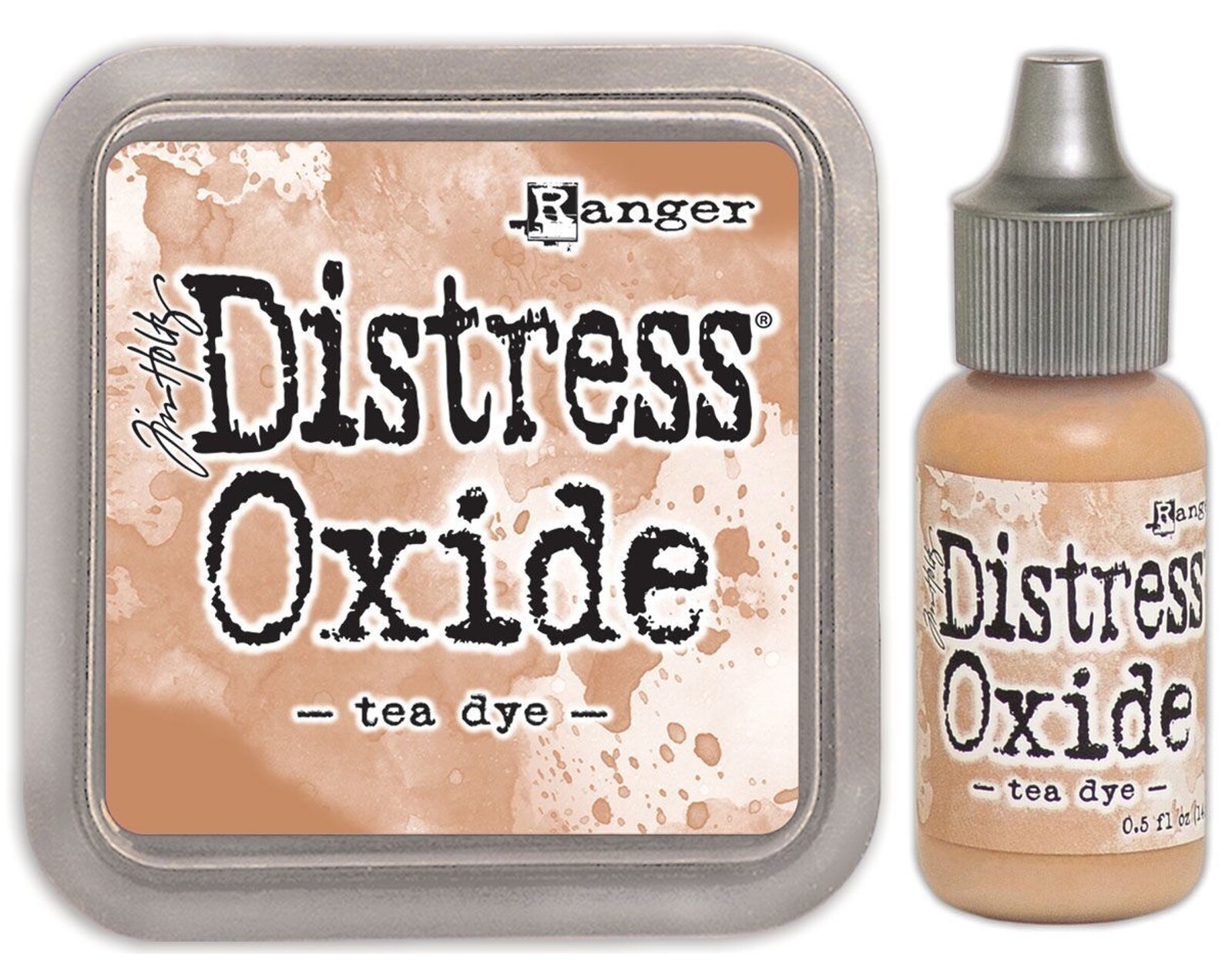 Tim Holtz Distress Oxide Ink Pad + Reinker Tea Dye