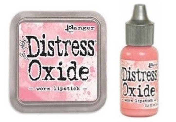 Tim Holtz Distress Oxide Ink Pad + Reinker Worn Lipstick