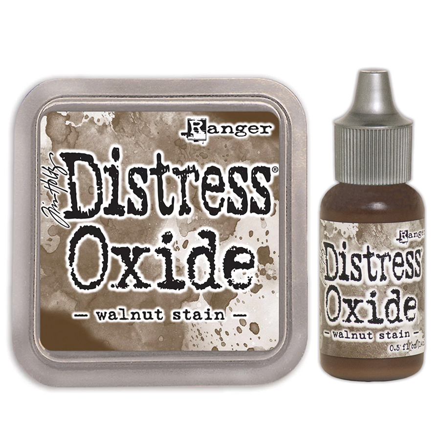 Tim Holtz Distress Oxide Ink Pad + Reinker Walnut Stain