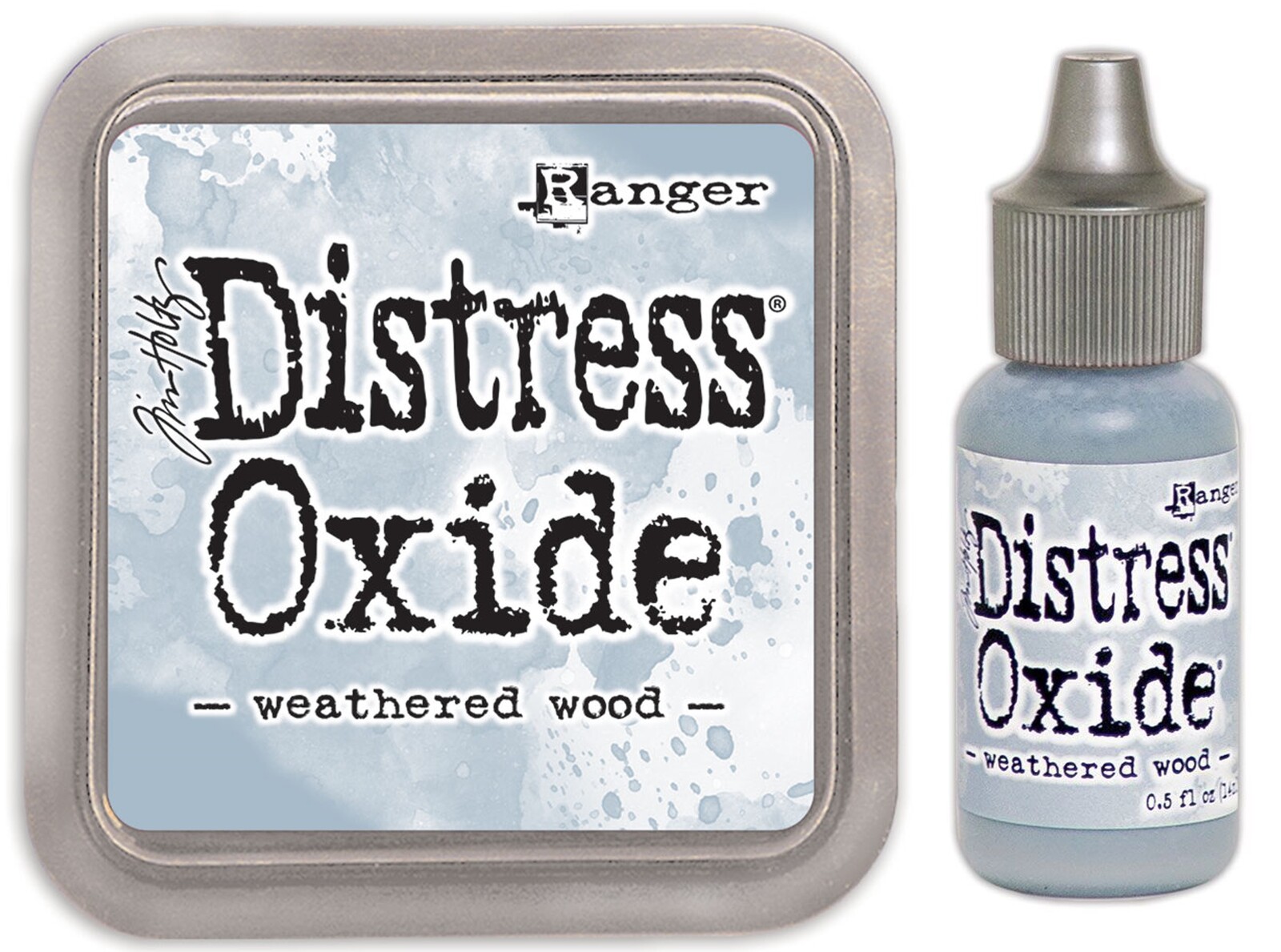 Tim Holtz Distress Oxide Ink Pad + Reinker Weathered Wood