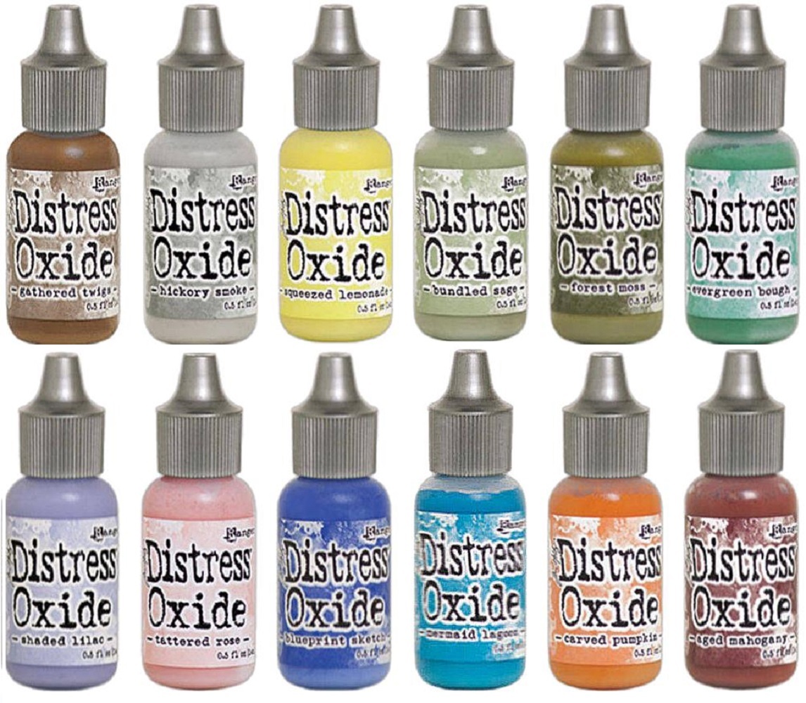 Tim Holtz Distress Oxide ReInkers 12 Colours Set 3