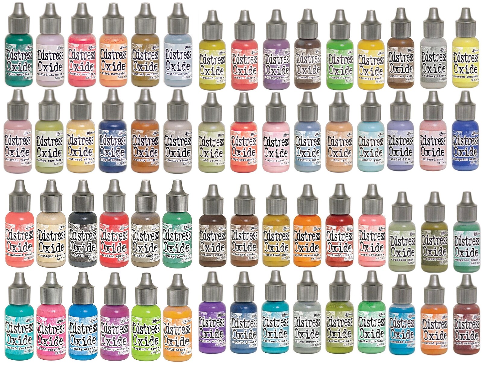 Tim Holtz Distress Oxide ReInkers Ultimate Bundle 60 Colours