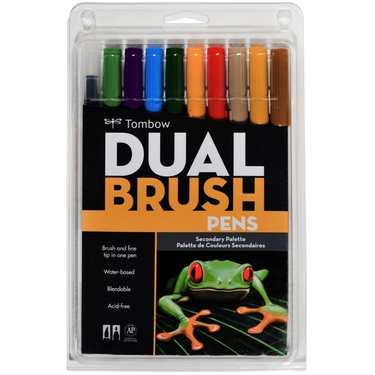 Tombow Dual Brush Pen 10pk Secondary