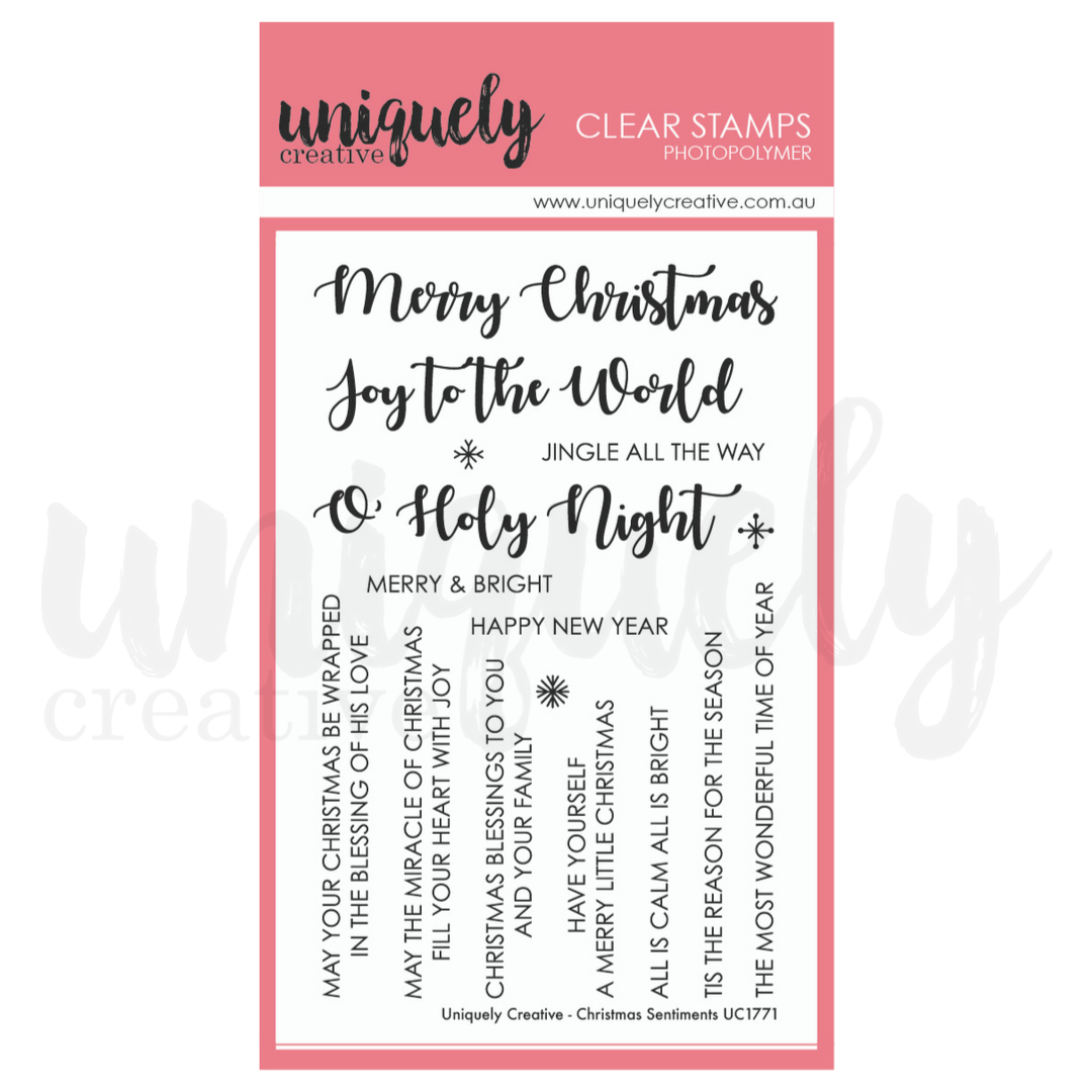 Uniquely Creative Christmas Sentiments Stamp