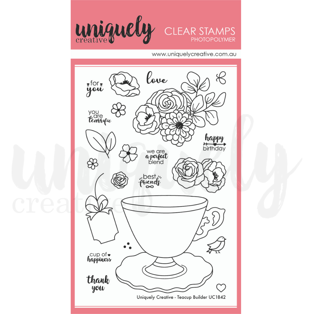 Uniquely Creative Teacup Builder Stamp
