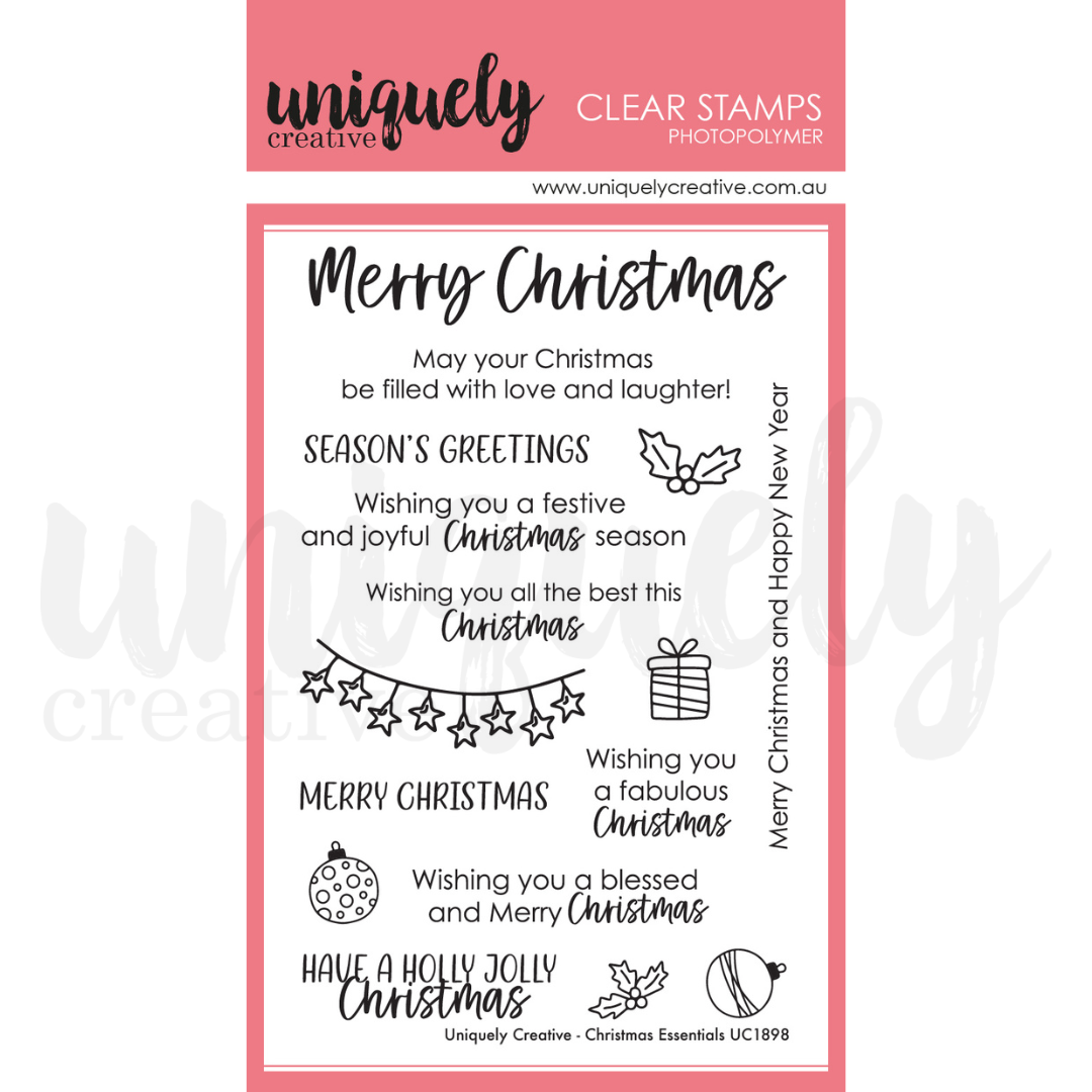 Uniquely Creative Christmas Essentials Stamp