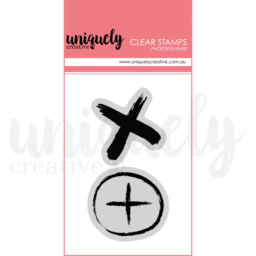 Uniquely Creative Grunge Markers Photopolymer Stamp