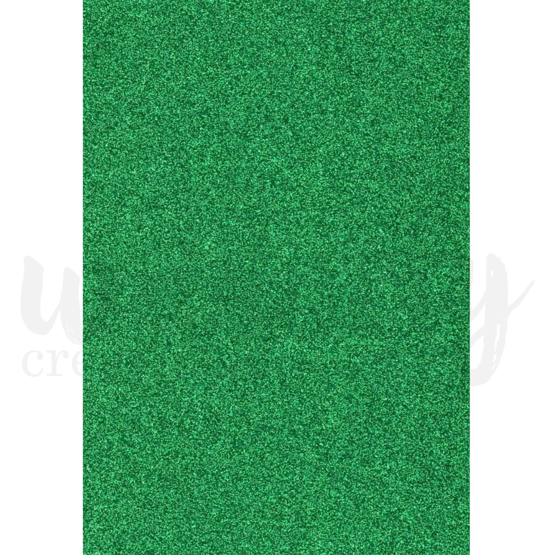 Green Glitter Cardstock A4