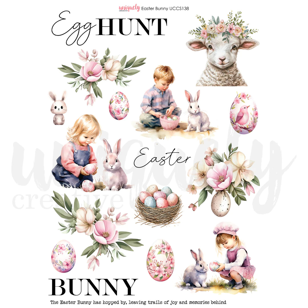 Uniquely Creative Cut-a-Part Sheet Easter Bunny