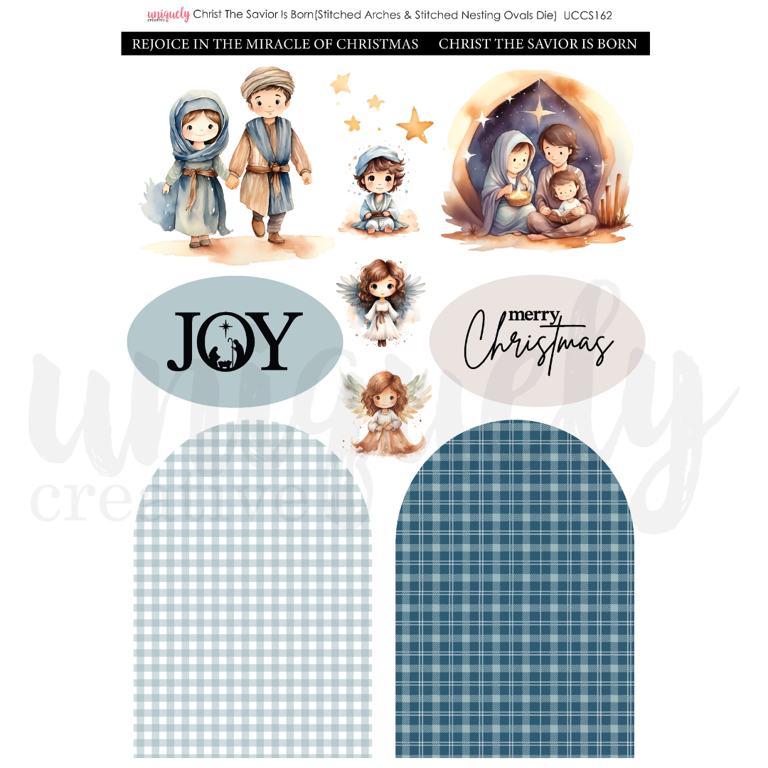 Uniquely Creative Cut-a-Part Sheet Christ the Saviour is Born