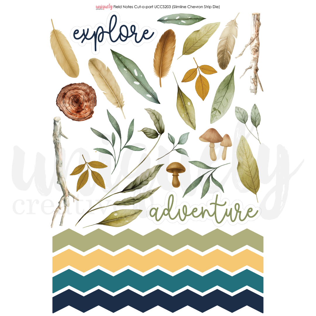 Uniquely Creative Cut-a-Part Sheet Field Notes