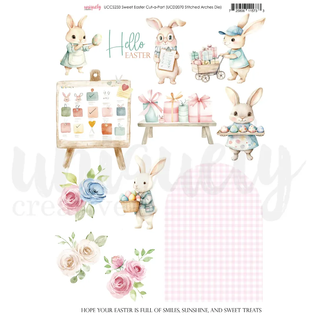 Uniquely Creative Cut-a-Part Sheet Sweet Easter