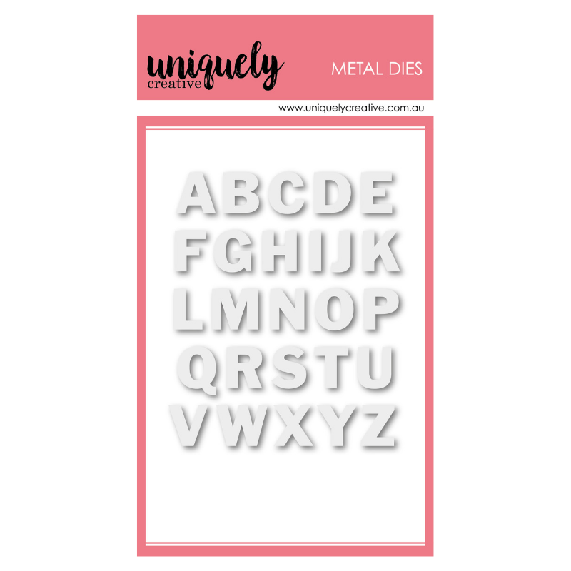 Uniquely Creative Small Uppercase Alphabet Die
