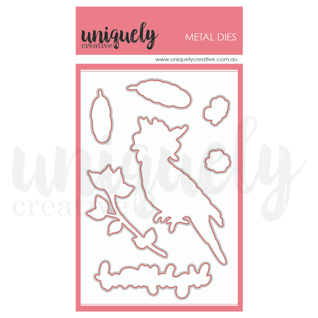 Uniquely Creative Beautiful Bird Fussy Cutting Die