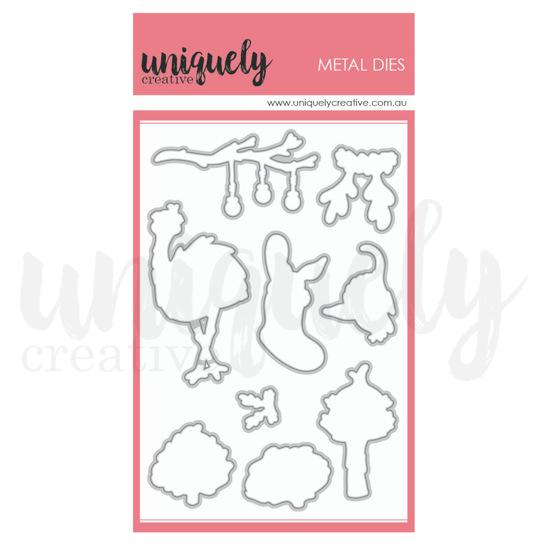 Uniquely Creative Aussie Christmas Fussy Cutting Die