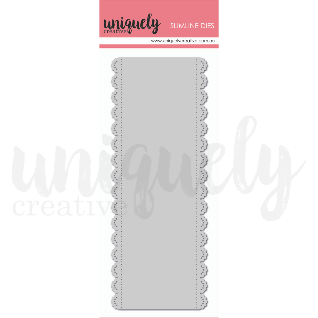 Uniquely Creative Slimline Doily Border Die