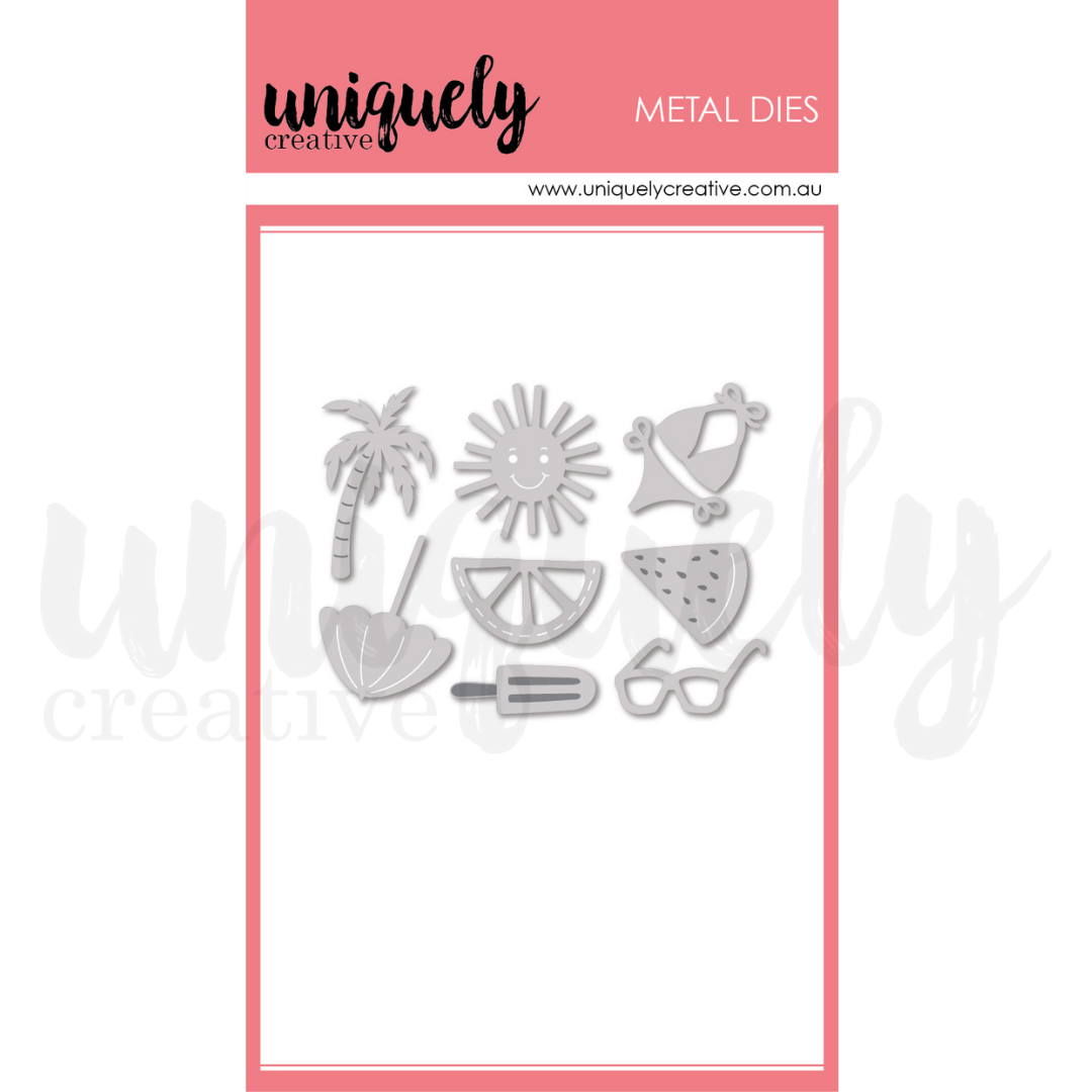 Uniquely Creative Summer Icons Die