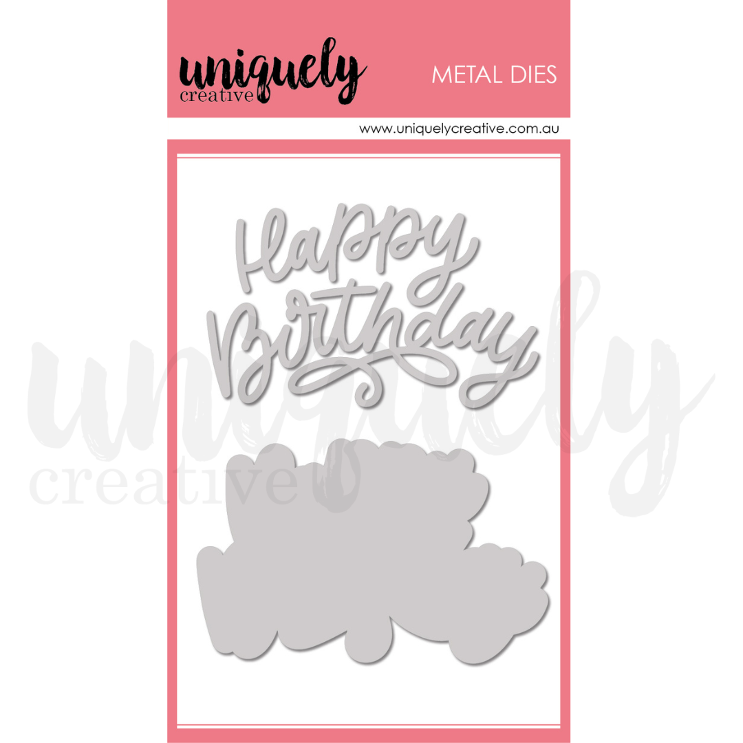 Uniquely Creative Happy Birthday Modern Die