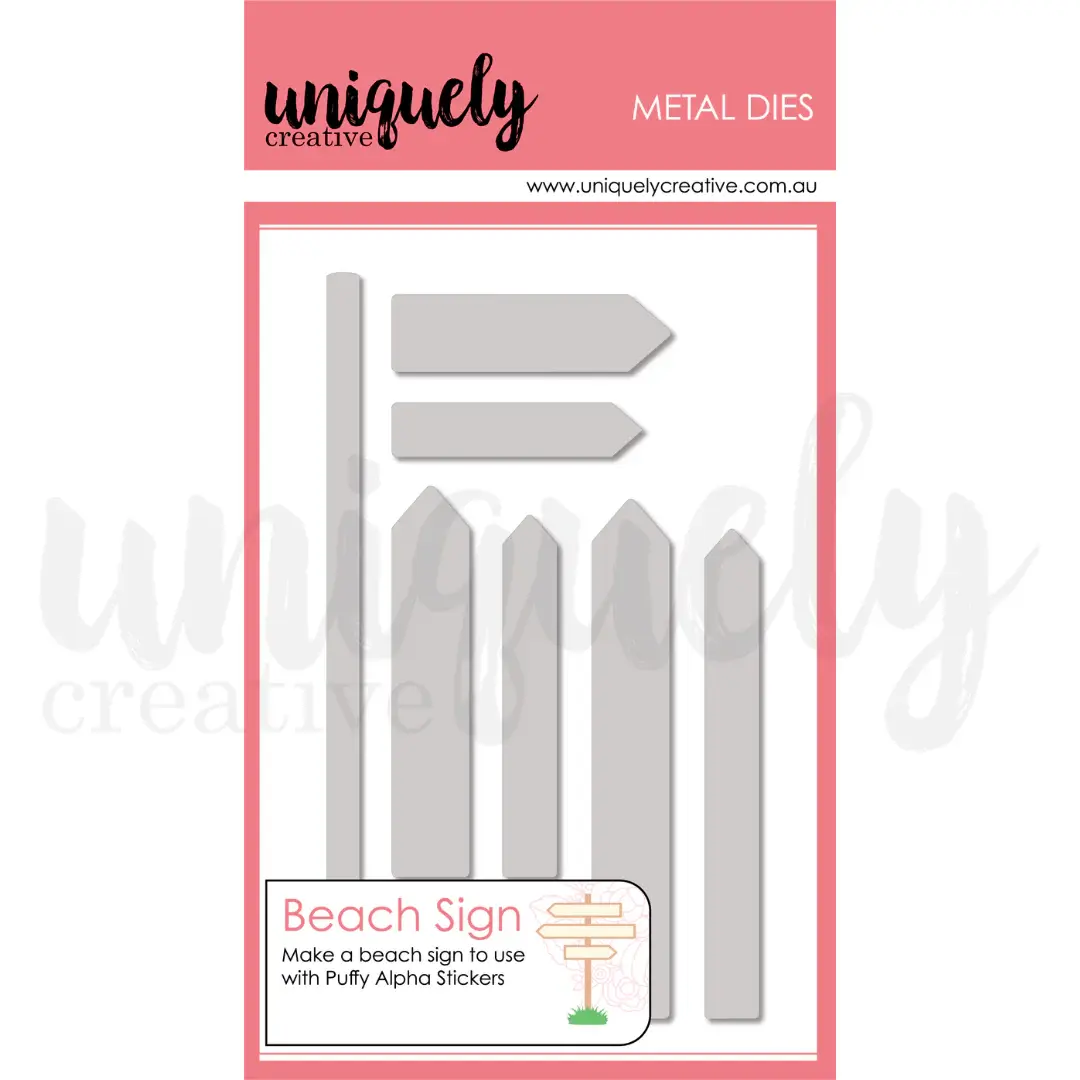 Uniquely Creative Beach Sign Die