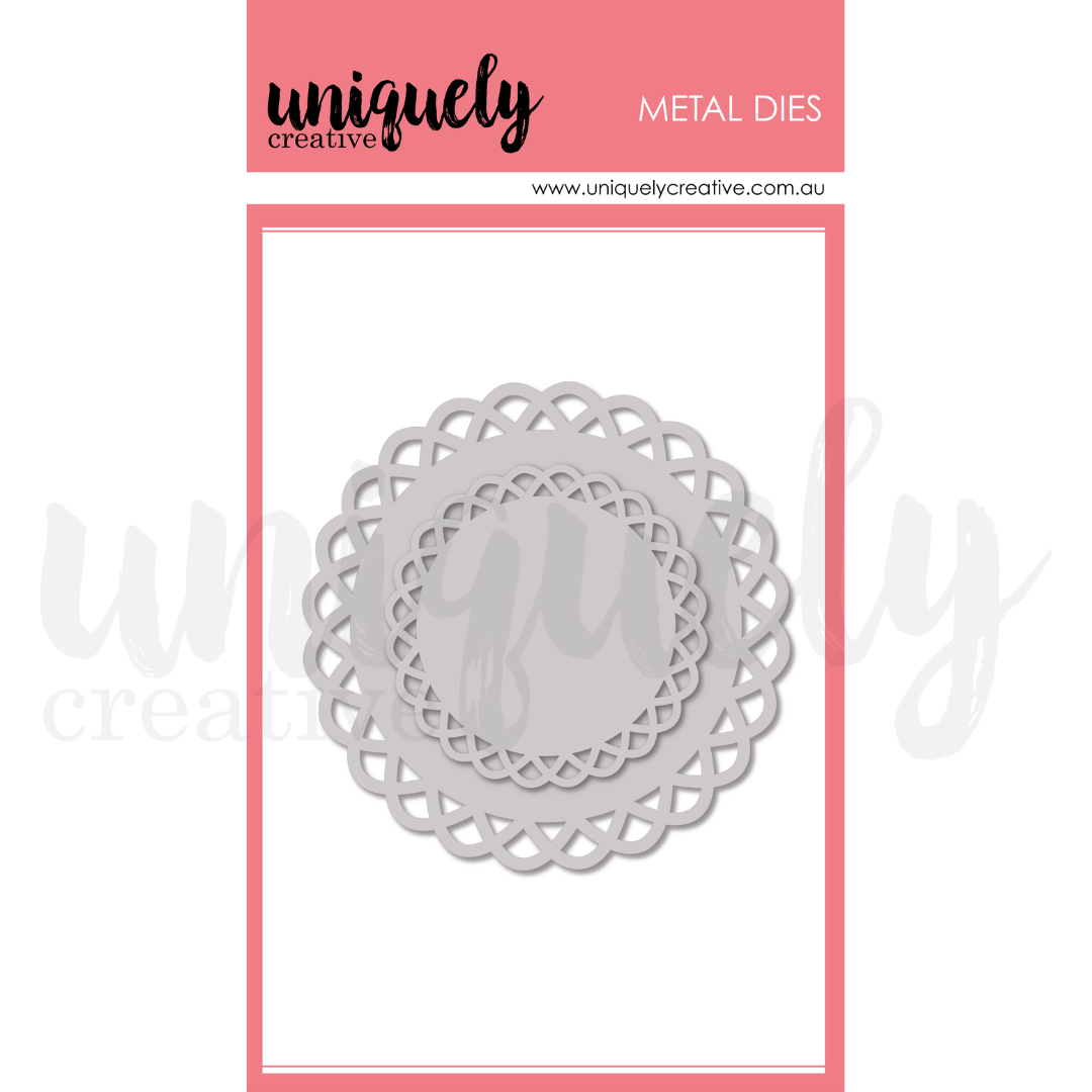 Uniquely Creative Lace Edge Circle Die Die