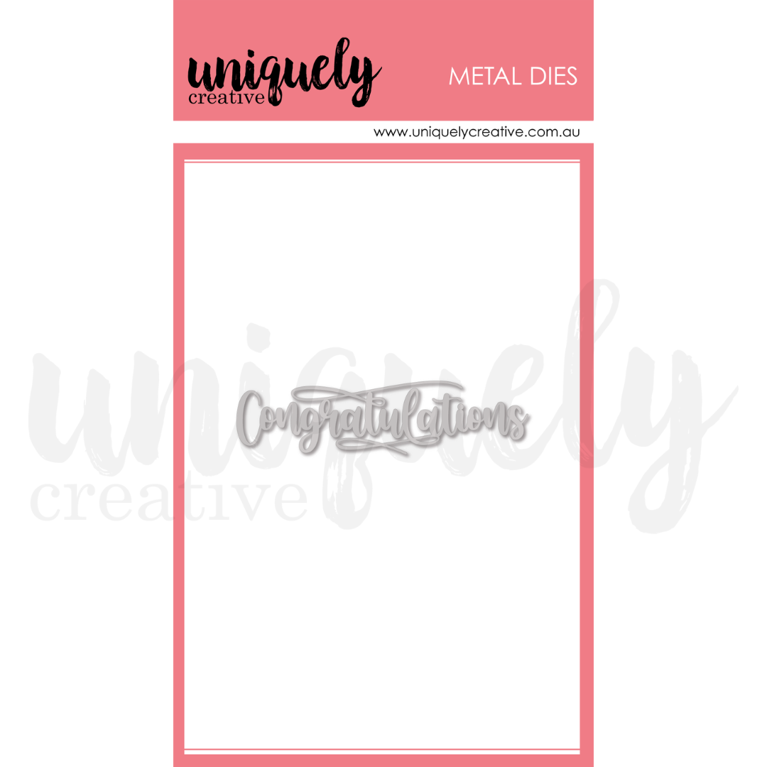 Uniquely Creative - Congratulations Die