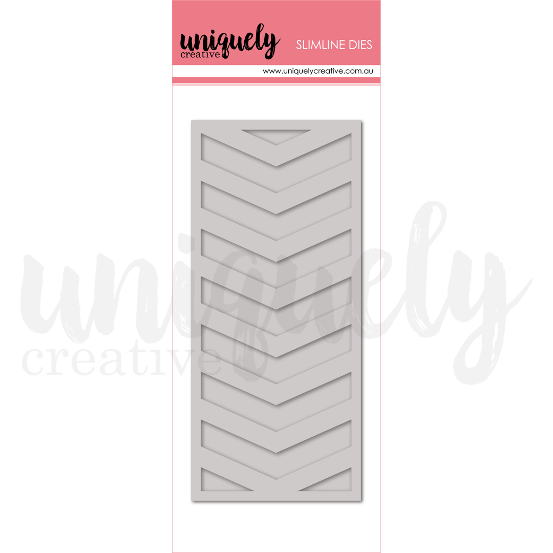 Uniquely Creative - Chevron Border Die