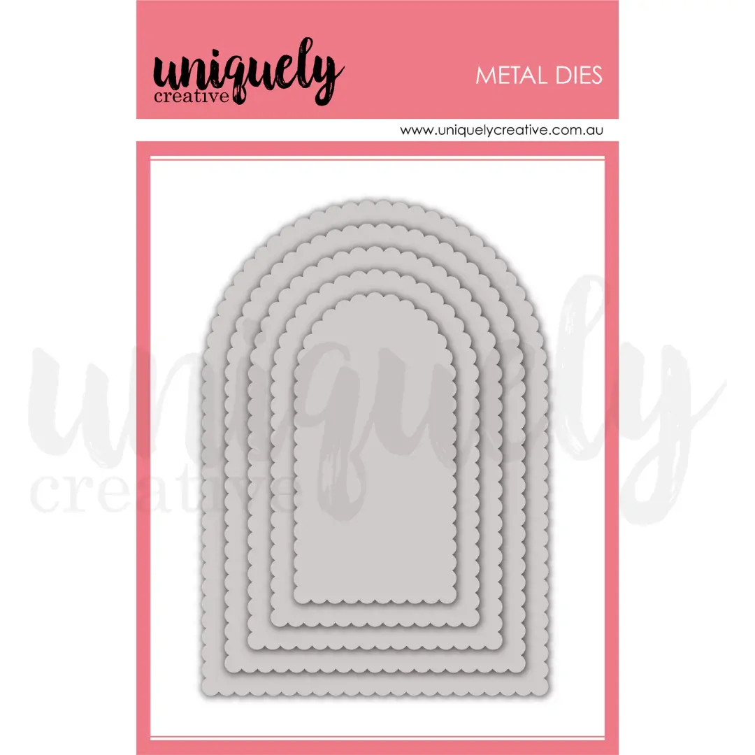 Uniquely Creative - Scalloped Arches Die