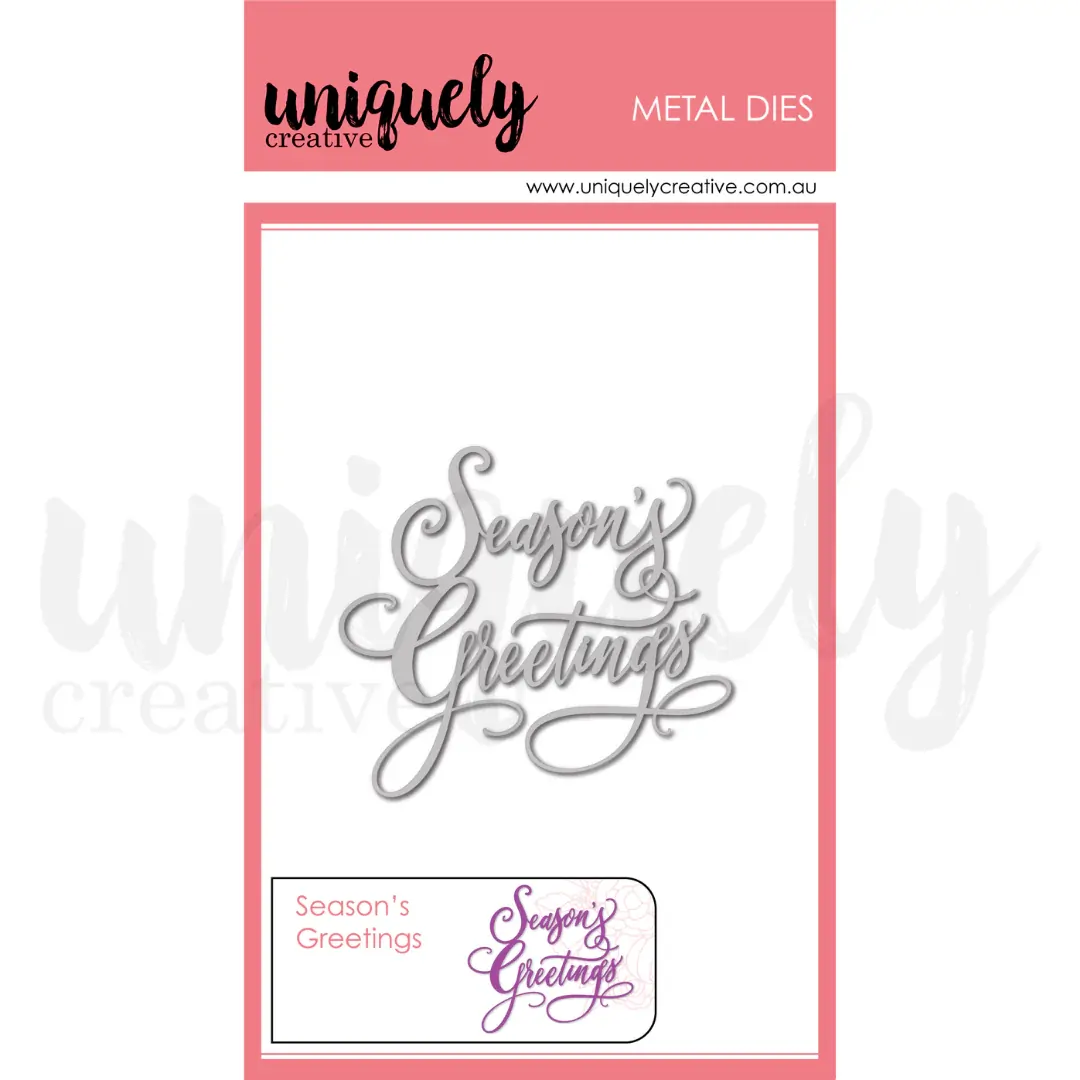 Uniquely Creative - Season’s Greetings Die
