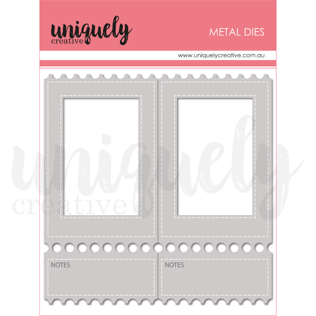 Uniquely Creative - Folding Ticket Frame Die
