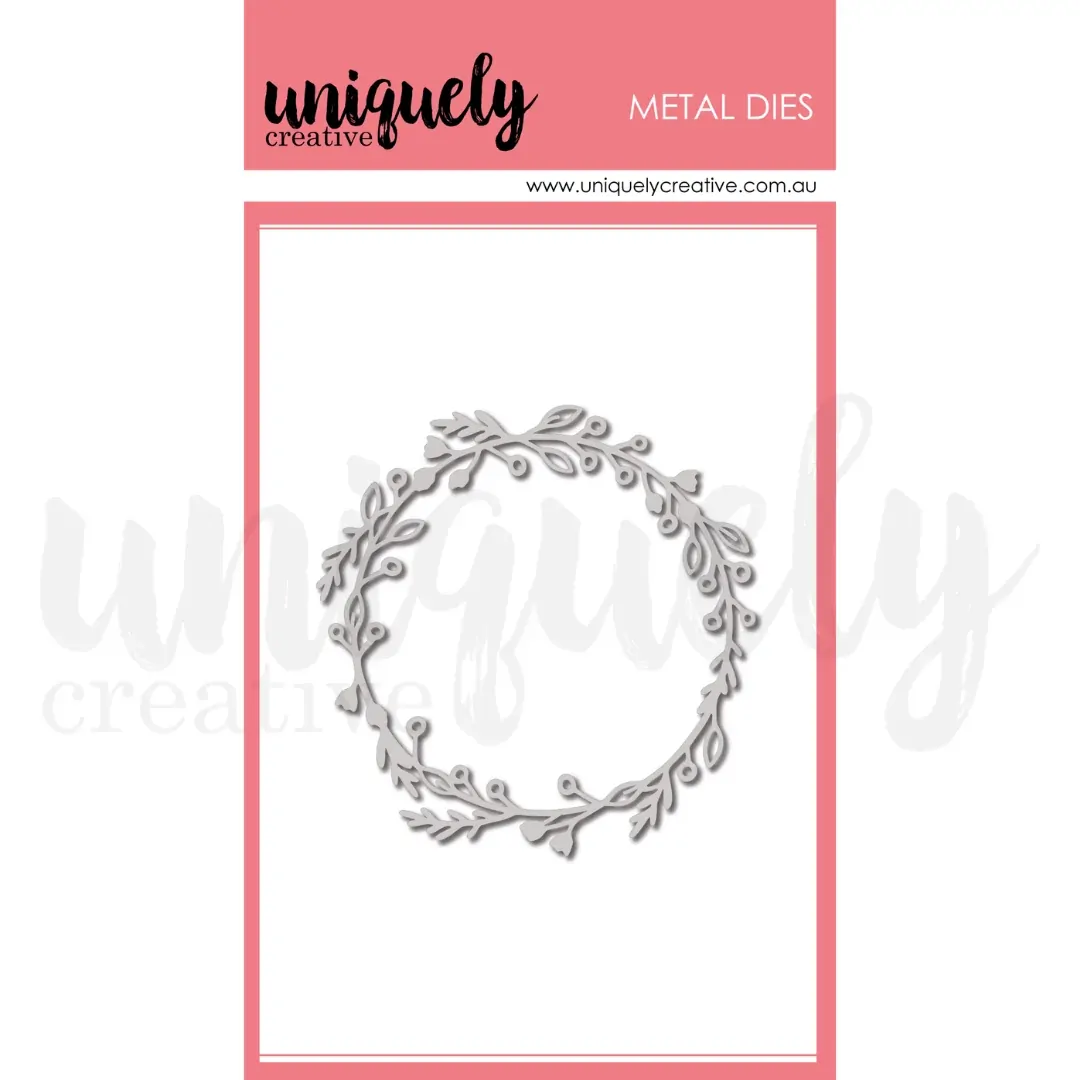 Uniquely Creative - Leafy Wreath Die